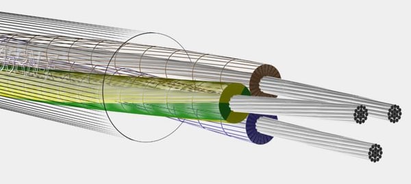 ho5rr-f nen rmrl 300-500 3d model - HO5RR-F   NEN RMrL 300-500 V 3G1,5 mm2 .max by Cable Master